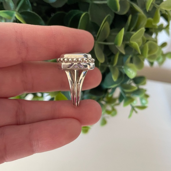 Large Amethyst 925 Sterling Silver Chateau d Argent. David Segal By QVC ring 9 - Picture 5 of 8